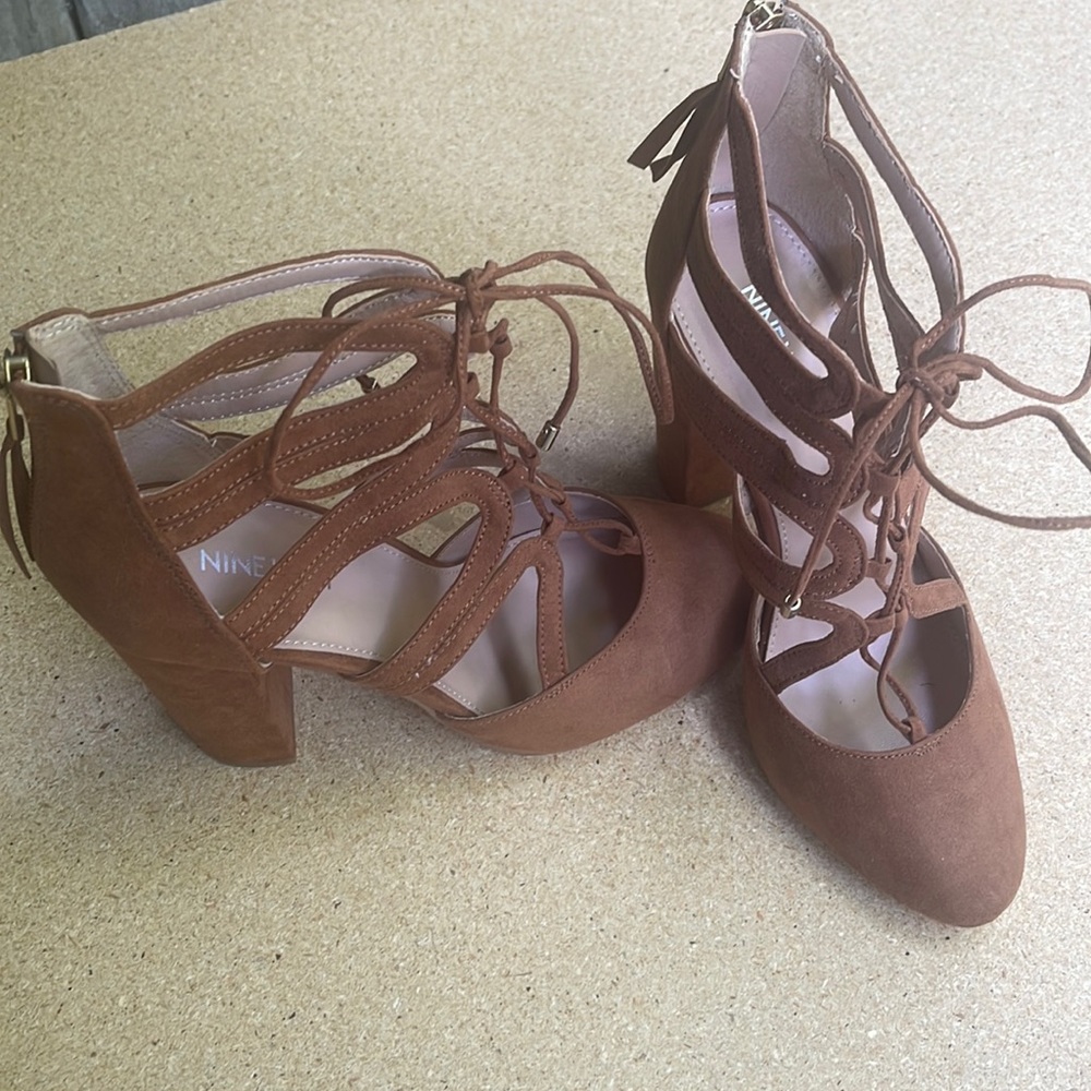 Nine West lace up pump. Brand new